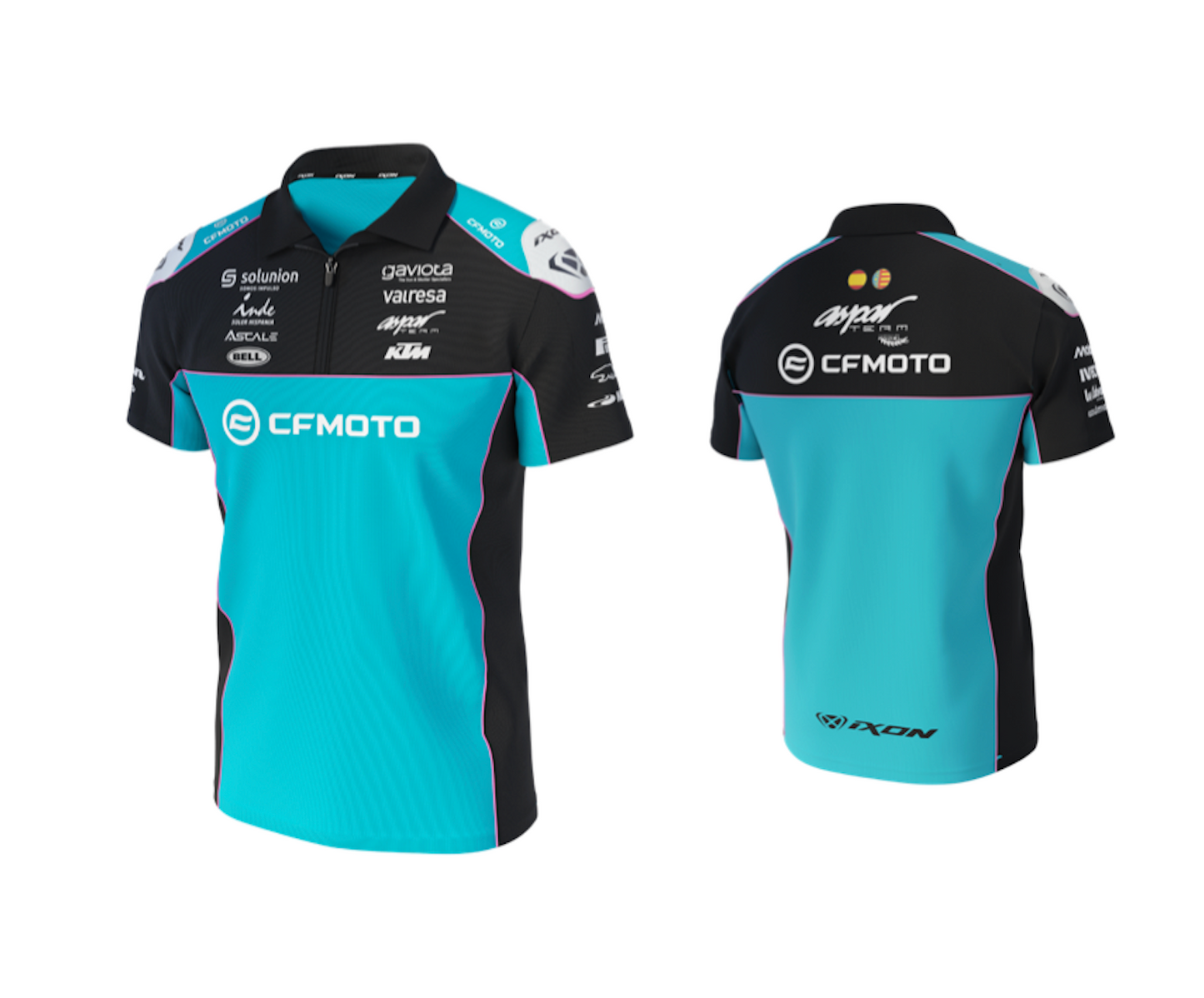 Official CF MOTO Racing Team Polo Shirt by Ixon - 108101016