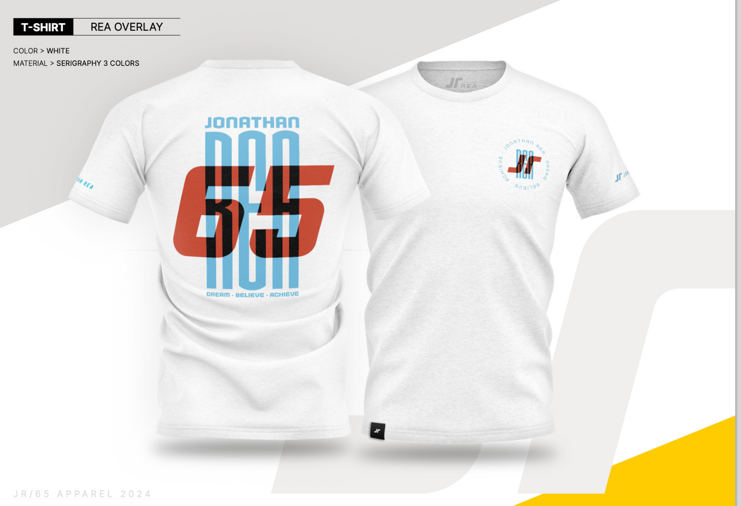 Official Jonathan Rea "Overplay" White T-Shirt