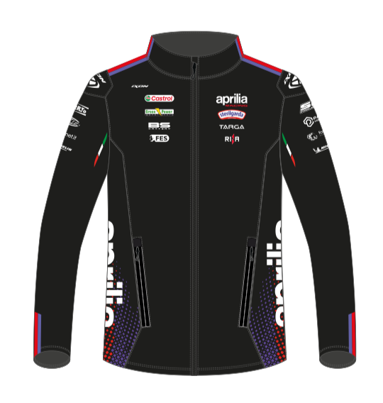 Official Aprilia Racing Team 2026 SW1 Black Ixon Sweatshirt 26 - 103101115