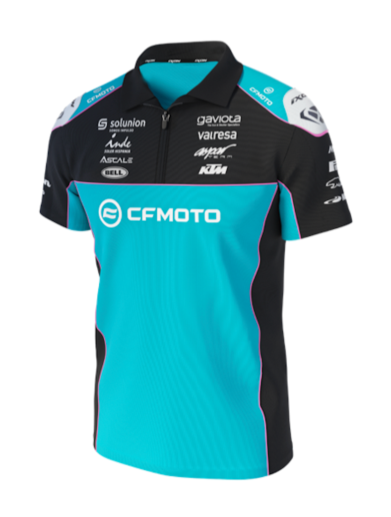 Official CF MOTO Racing Team Polo Shirt by Ixon - 108101016