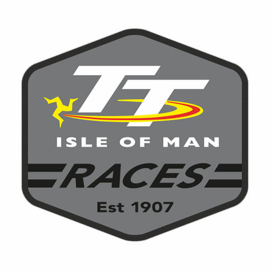 Official Isle Of Man TT Hexagon Patch - 19Patch3