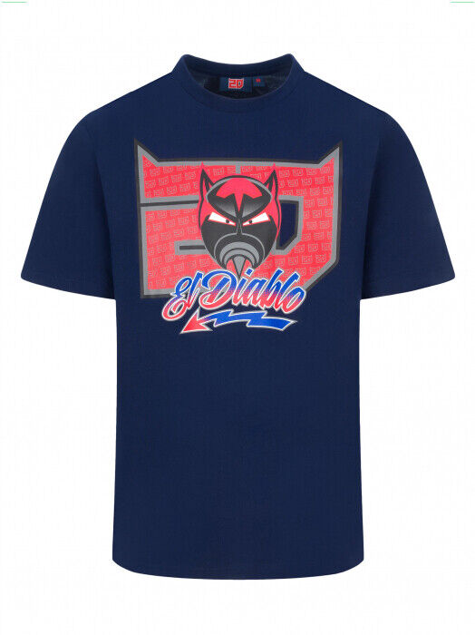 Fabio Quartararo Official Blue T Shirt "El Diablo " - 20 33804
