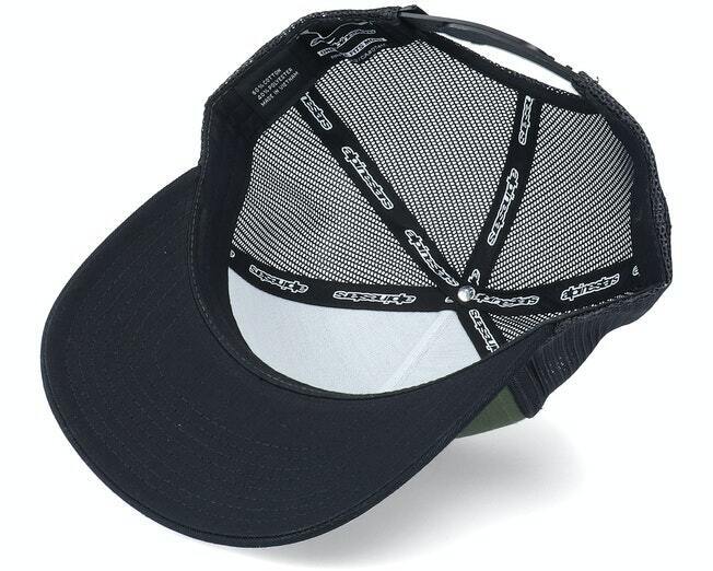 Alpinestar Flag Black/Green Baseball Cap -1210 81013