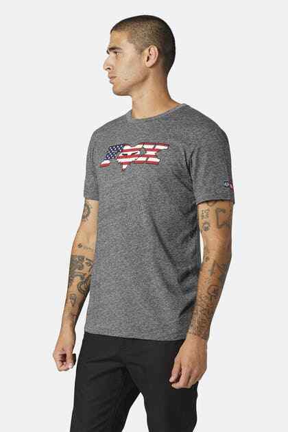 Fox Racing Usa Flag Premium T Shirt - 191972491962