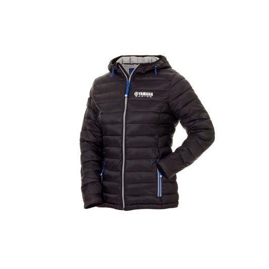 Official Yamaha Racing Zip Up Woman'S Quilted Hooded Jacket - B18-Fj203-B0