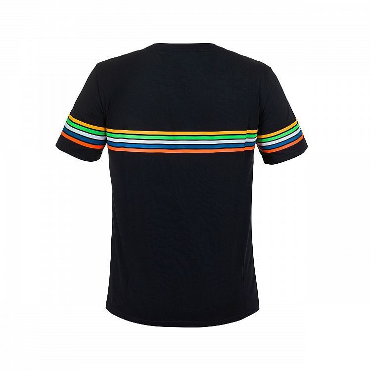 VR46 Official Valentino Rossi 2018 Stripes T'Shirt - Vrmts 305204