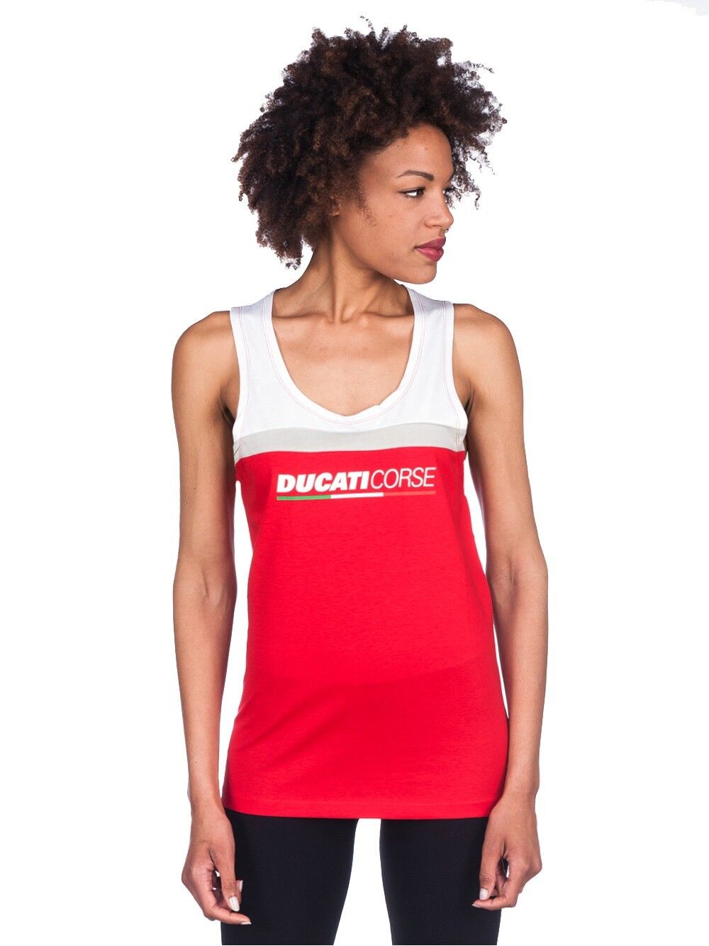 Official Ducati Corse Womans Yoke Tank Top - 17 36010