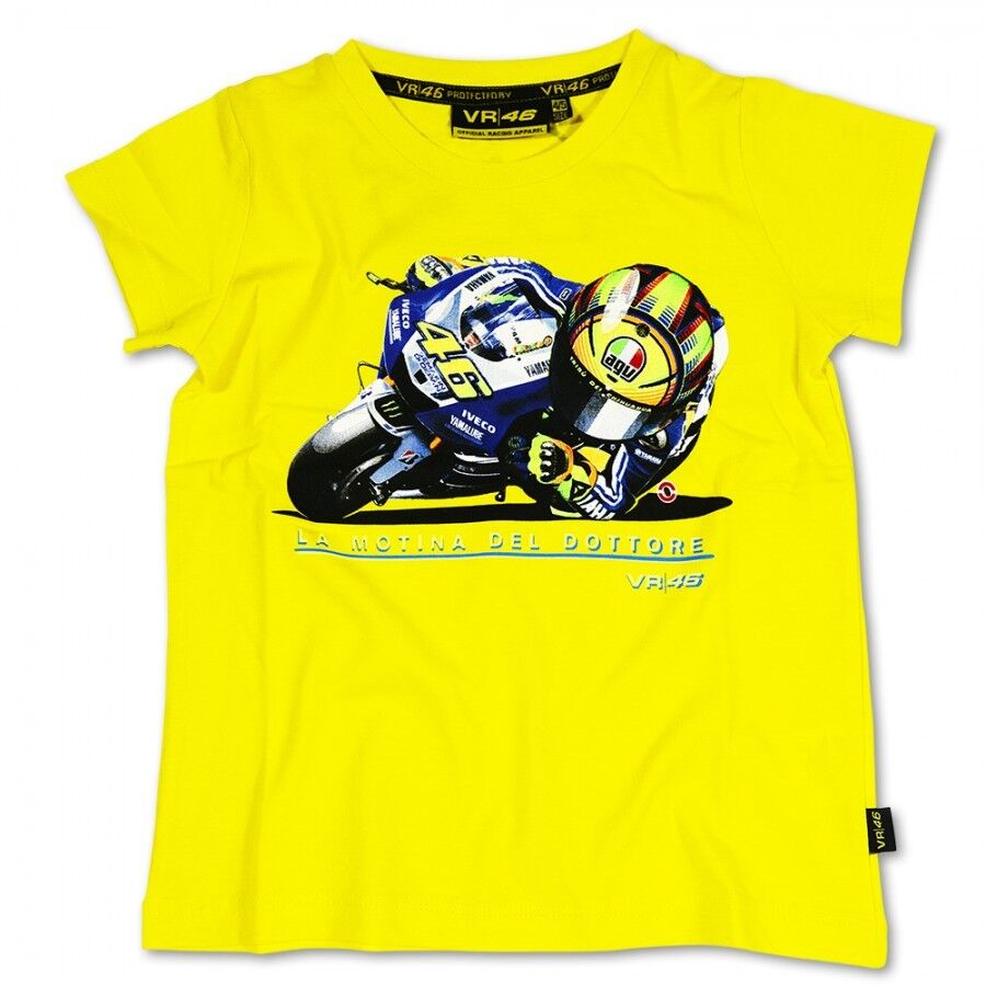 New Official Valentino Rossi VR46 Cartoon T'Shirt Kids Vrkts 789 01 ...