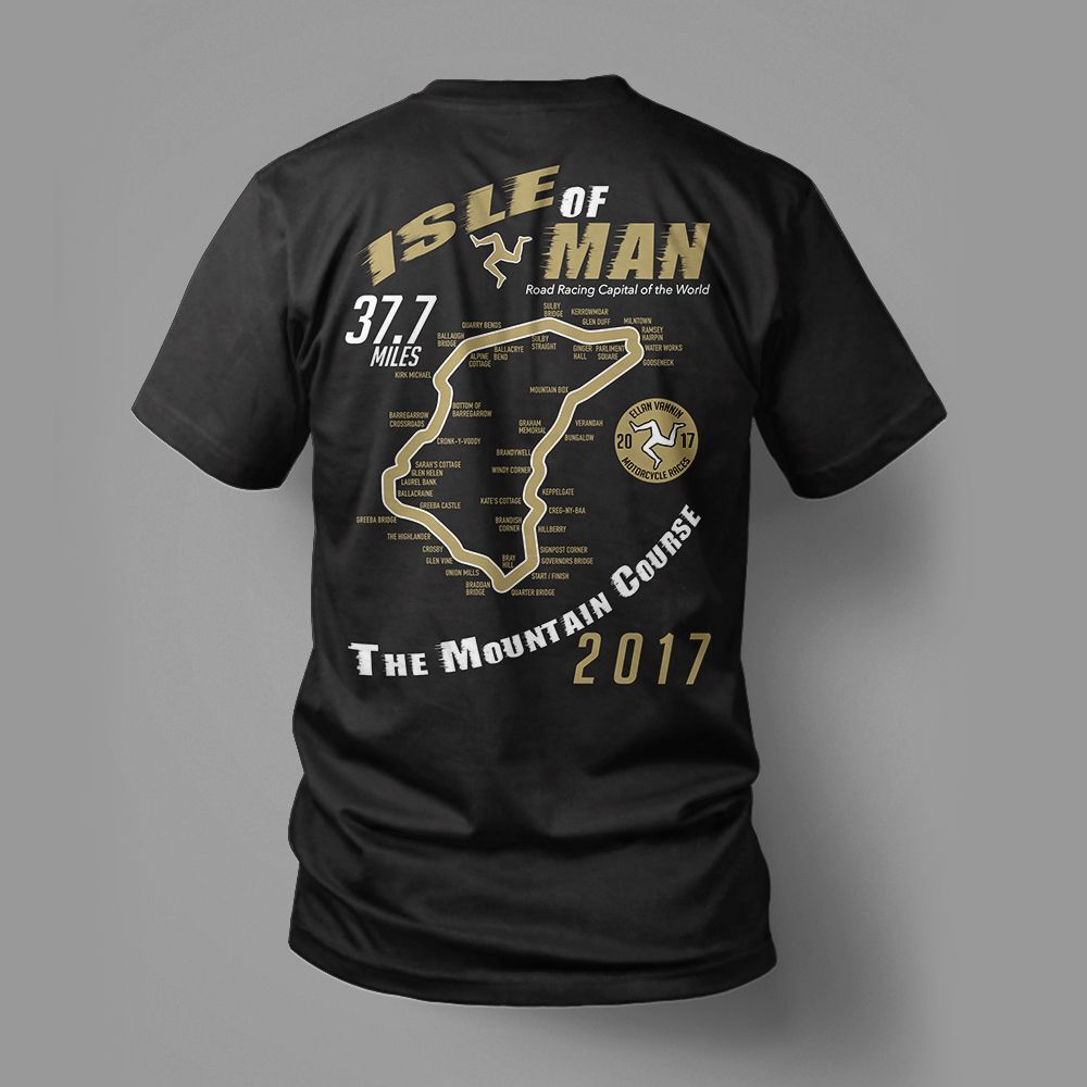 Isle Of Man 2017 Printed T Shirt