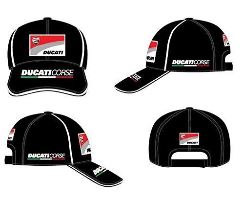 Official Ducati Corse Marlboro Black Baseball Cap - 17 46002