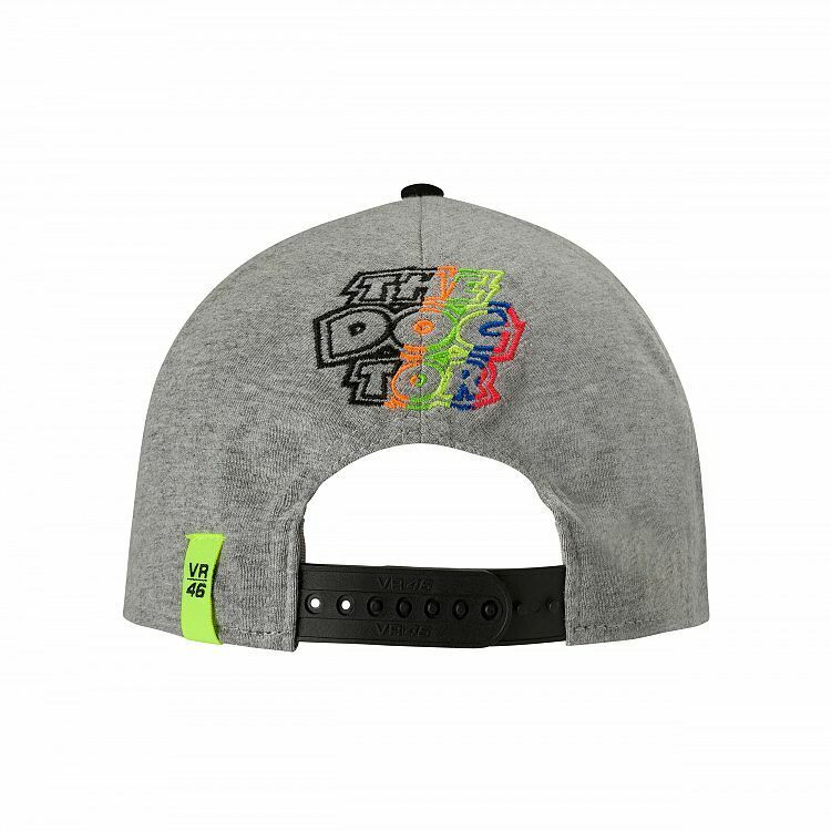 VR46 Valentino Rossi Official Dottorino Grey Cap - Vrmca 351905