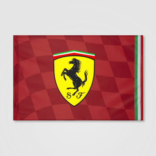 Scuderia Ferrari Fan Flag With Pole 90X60Cm - 130191022 600