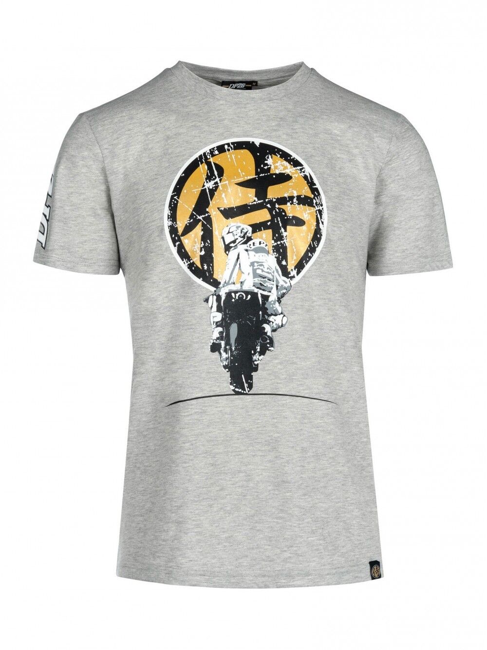 Dani Pedrosa Official Grey Gold Sun T'Shirt - 18 33501