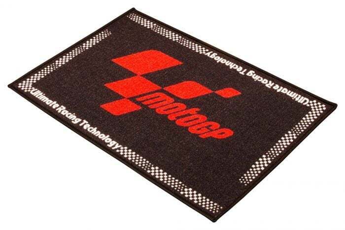 MotoGP Black / Red Door Mat 90 X 60Cm - Mgpmat17