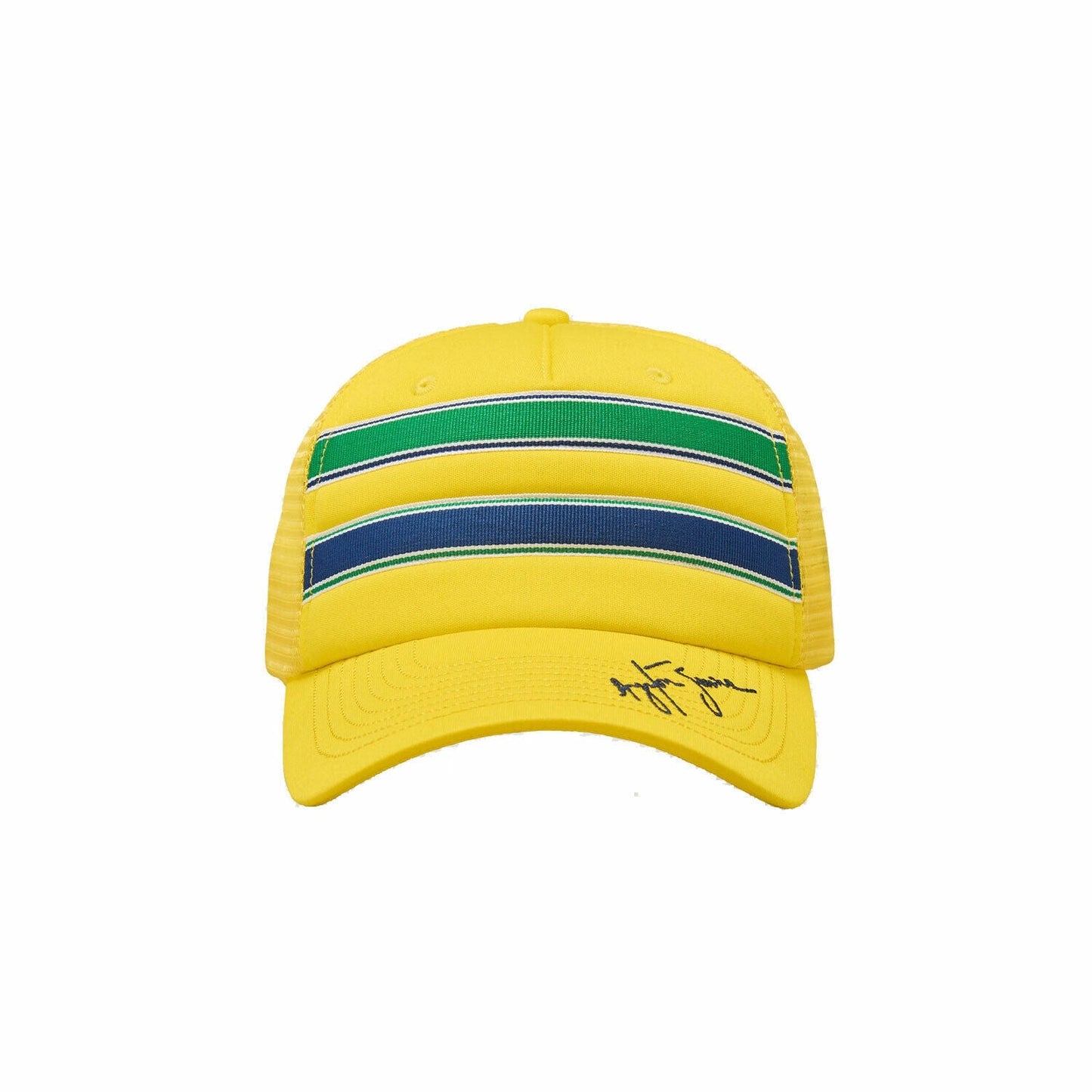 Ayrton Senna Official Colours Truckers Baseball Cap - 701218229 001