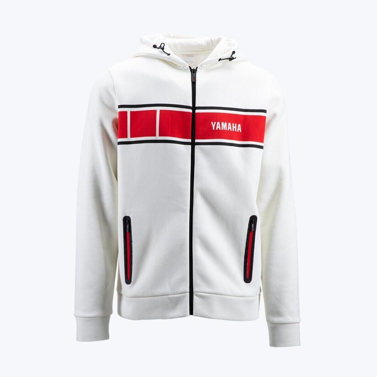 Official Yamaha Racing Heritage Zipped Hoodie - B23-Rh122-W6