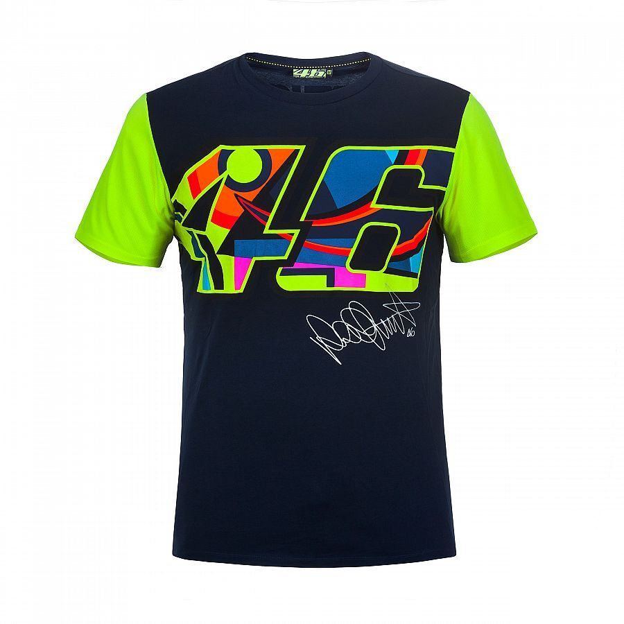 Official Valentino Rossi VR46 Blue T'shirt Vrmts 260102