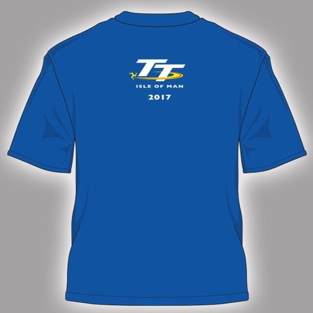 2017 Official Isle Of Man TT Races Kid's Blue Course T'Shirt