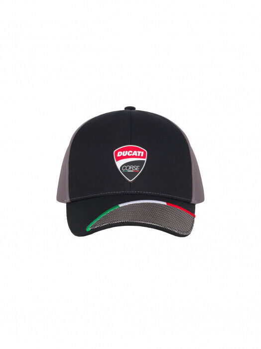 Official Ducati Corse Black/Grey Cap - 20 46002