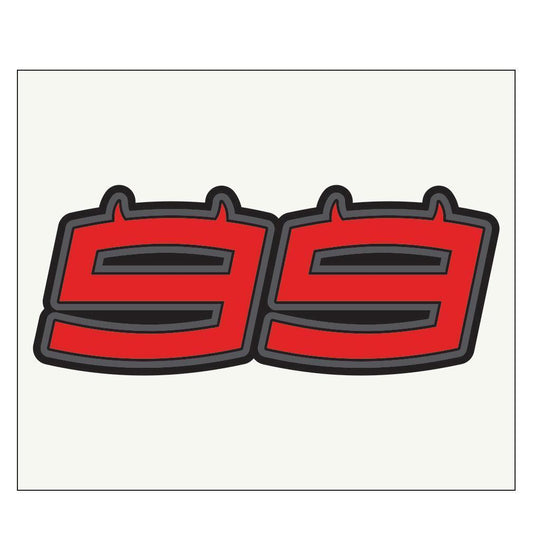 Jorge Lorenzo Official 99 Sticker - 18 51205