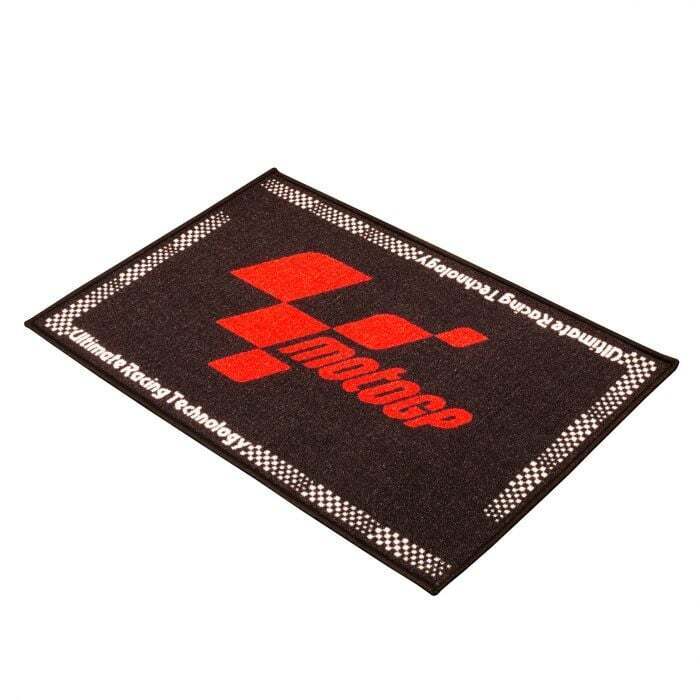 MotoGP Black / Red Door Mat 90 X 60Cm - Mgpmat17