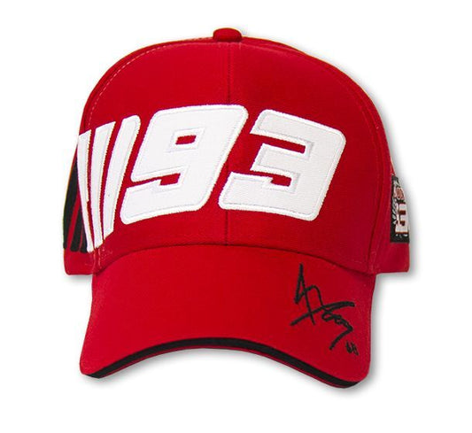 New Official Marc Marquez 93 Red Mm93 Cap - Mmmca 59707