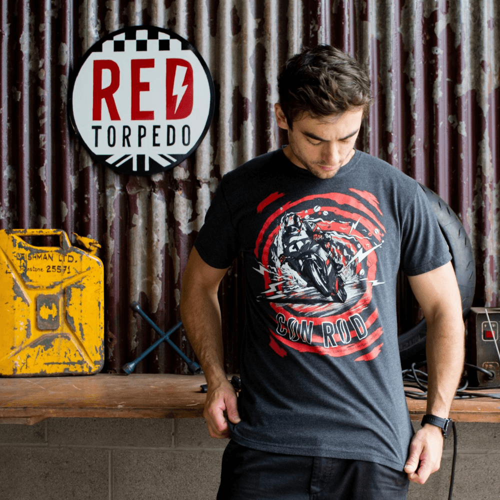 Official Conor Cummins "Caffiend" Anthracite T-Shirt - Ccrtt