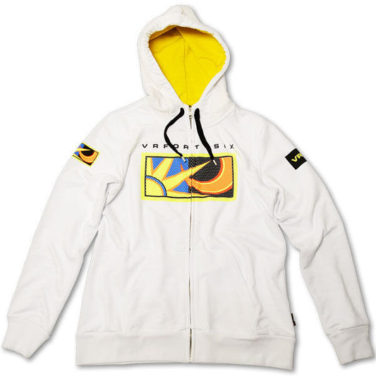 New Official Valentino Rossi VR46 Woman's Zip Up Hoodie - Vrwfl 522 06