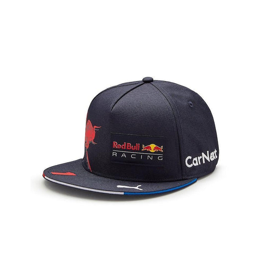 Red Bull Racing F1 Max Verstappen No 1 Flat Peak Baseball Cap - 23777 01