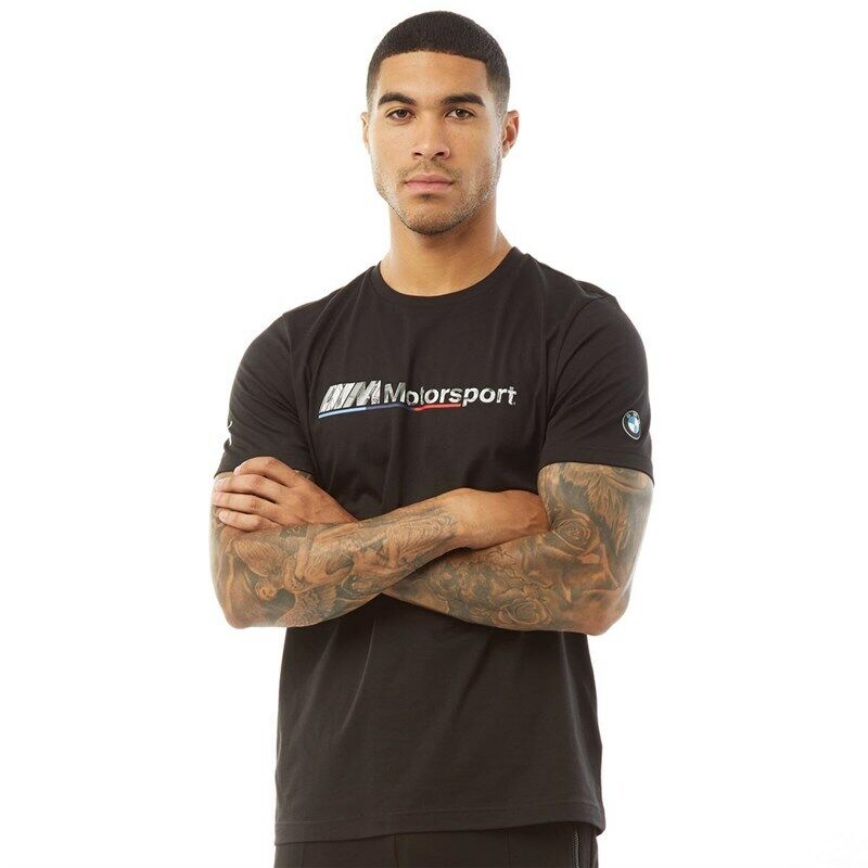 BMW Msport Metalic Logo Print Custom T Shirt - 599529 01