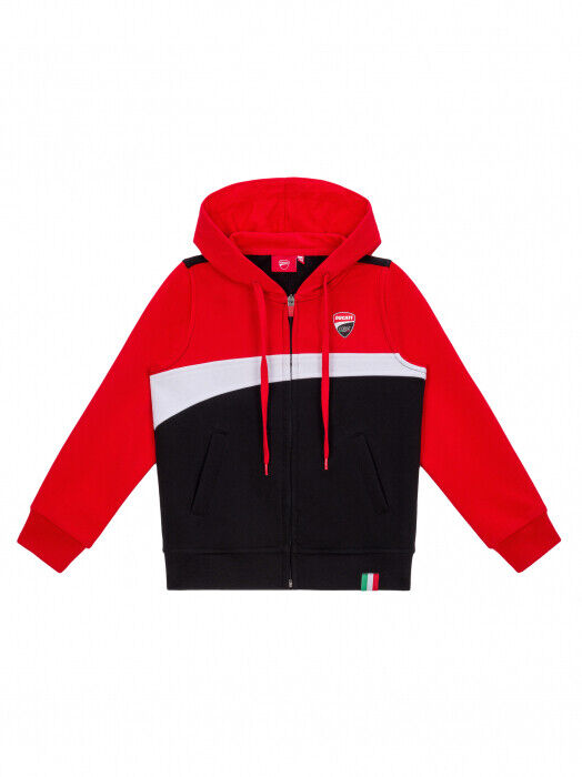 Official Ducati Corse Kids Zip Up Hoodie - 20 26003