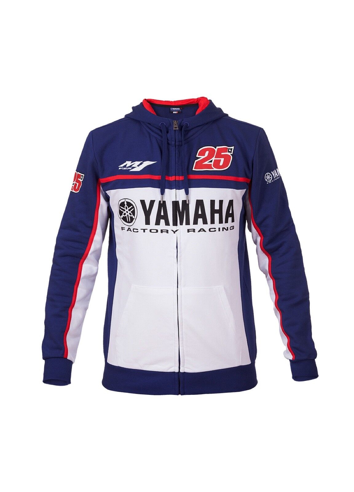 Official Maverick Vinales Dual Yamaha Hoodie Fleece - Yvmfl 276103