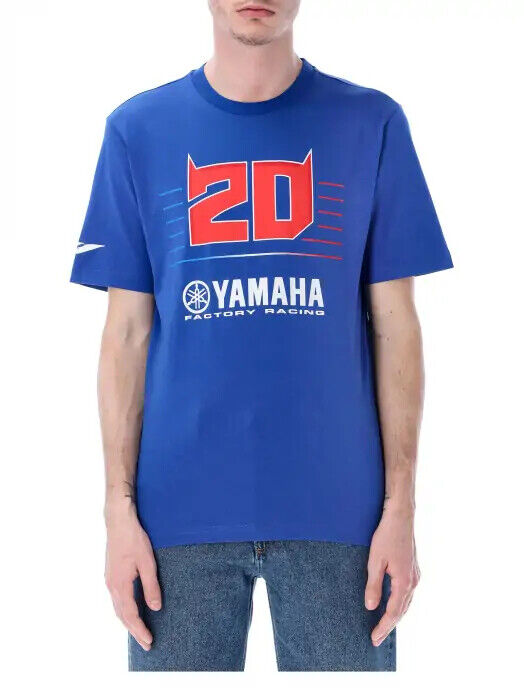 Fabio Quartararo Official Dual Yamaha Blue T Shirt - 23 33902