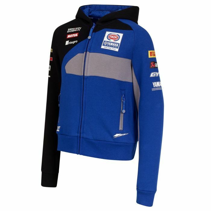 Official Pata Yamaha WSBK Racing Kids Hoodie - 19YamWSBK-Kh