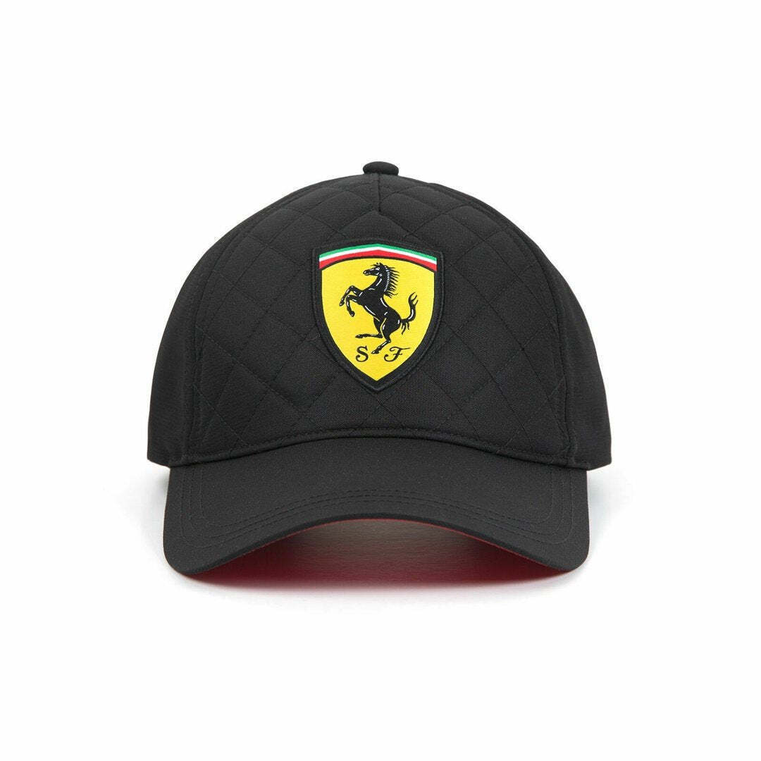 Scuderia Ferrari Fan's Quilted Black Baseball Cap - 130181044 100