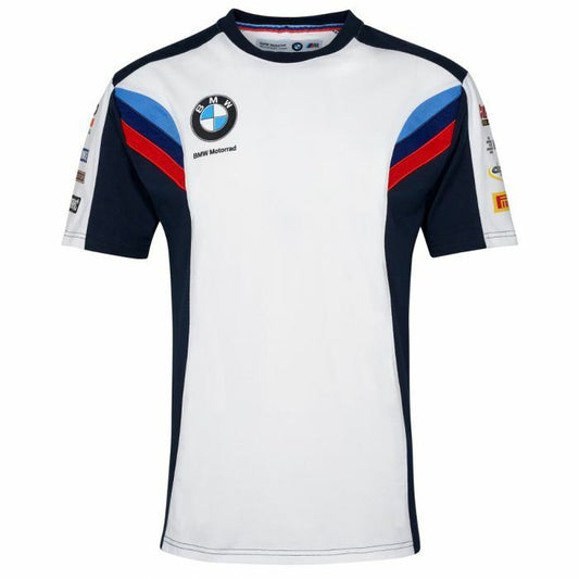 Official BMW Mottorad WSBK Team T Shirt - 19BMW-Sbk-Act-White