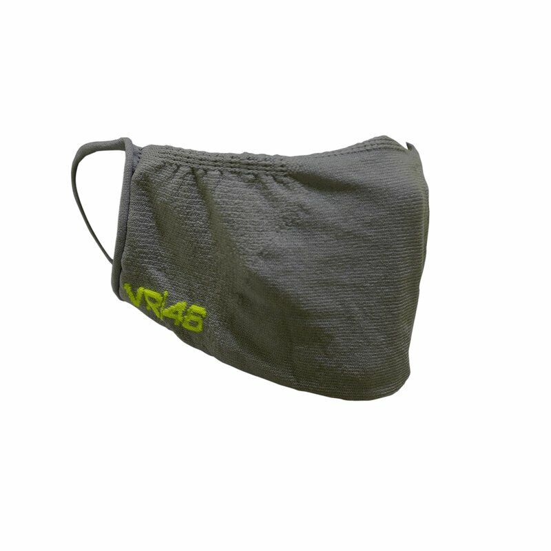 VR46 Official Valentino Rossi Grey Unisex Mask - Vruma 407511