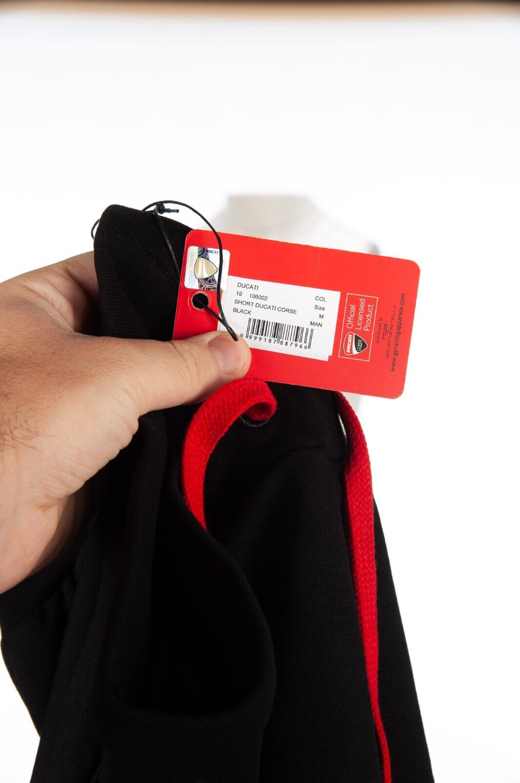 Ducati Corse Official Man's Black Shorts - 19 106002