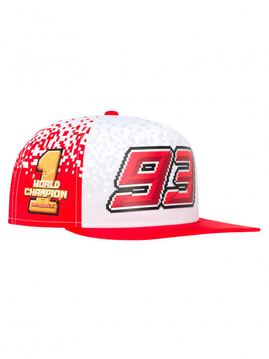 2018 Official Marc Marquez World Championship Level 7 Flat Peak Cap - 18 43014