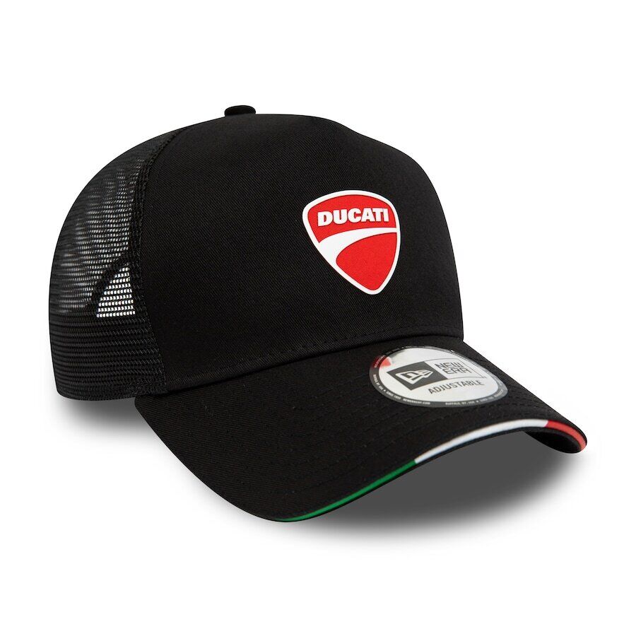 Official Ducati Corse Eframe Black Trucker Cap - 60334546