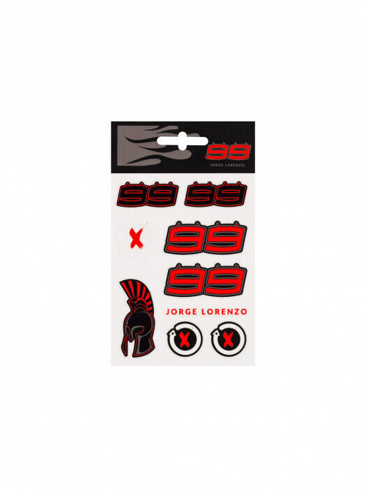 Jorge Lorenzo Official Small Sticker Set - 19 51205