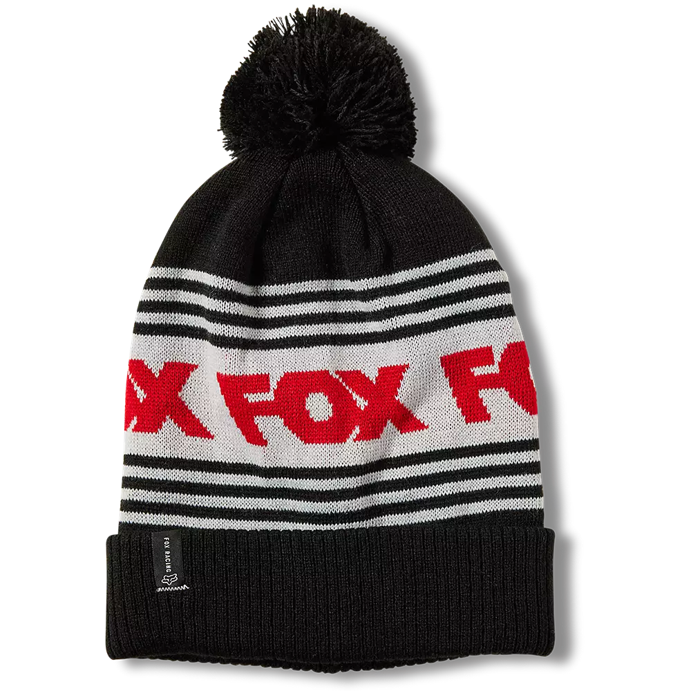 Fox Racing Frontline Black/Red Beanie - 28347-017-Os