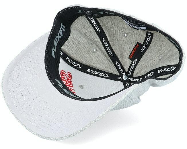 Alpinestar Title Flexifit Grey / Red Baseball Cap - 1230 81060