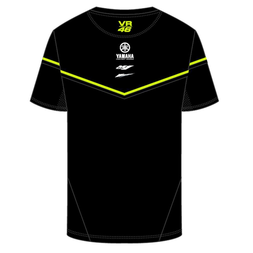 VR46 Official Valentino Rossi Black Yamaha T'shirt - Ykmts 315504