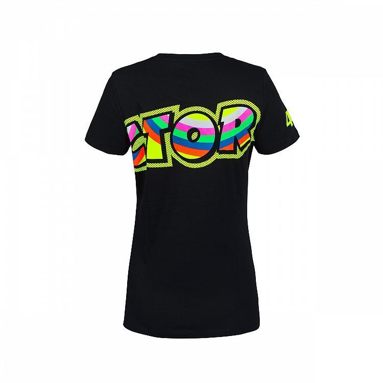 VR46 Official Valentino Rossi Navy Womans Doctor T'shirt - Vrwts 307304