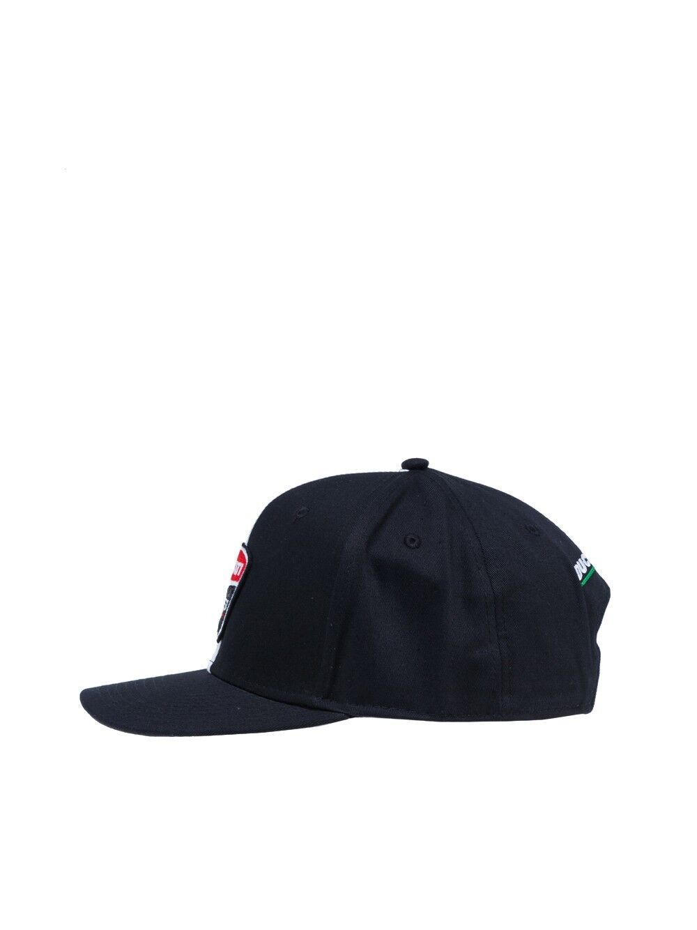 Official Ducati Corse Flat Visor Black Cap - 17 46005