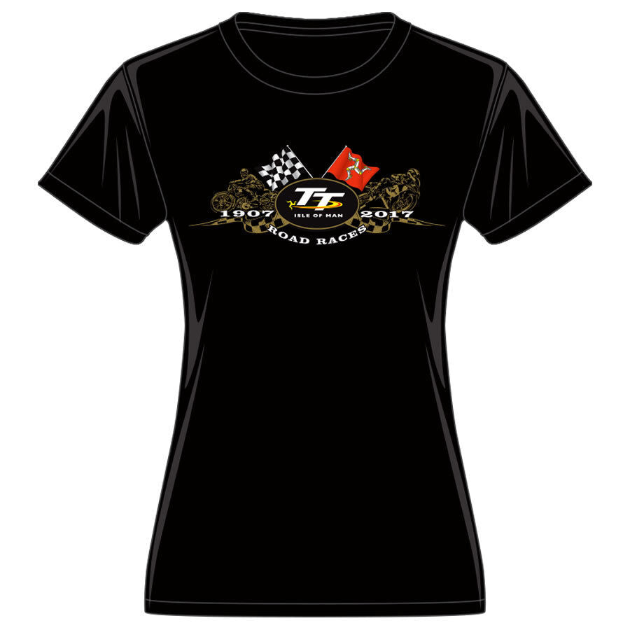 2017 Official Isle Of Man TT Gold Bikes Woman's T'Shirt - 17Atsl1