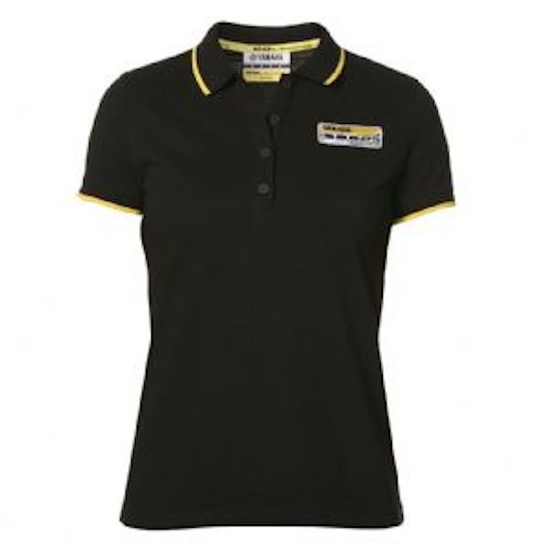 Official Yamaha 60Th Anniversary Woman's Black Polo Shirt - 16 17005