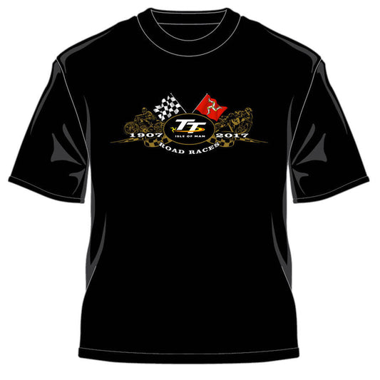 2017 Official Isle Of Man TT Races Gold Bikes T'Shirt