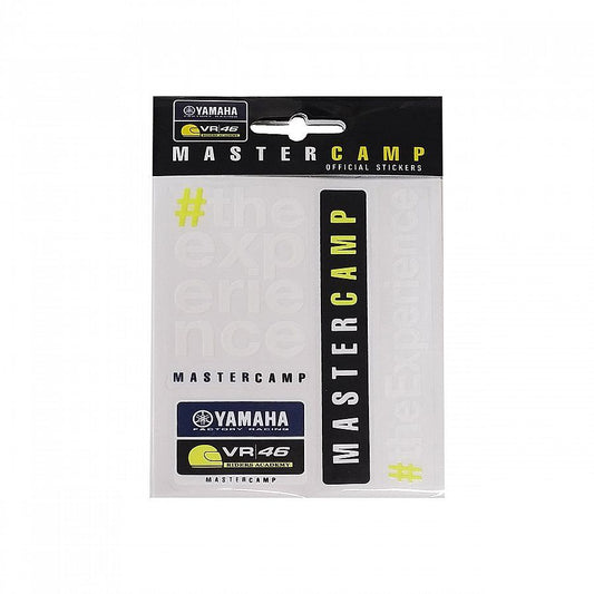New Official VR46 Yamaha Mastercamp Small Sticker Set - Yrust 251303